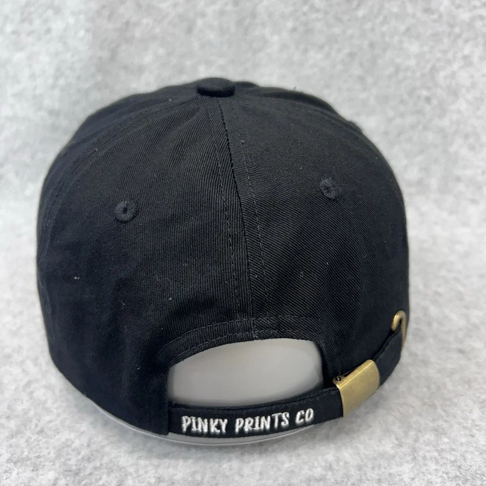 Cookie Dealer Distressed Dad Hat Black Baseball Cap Embroidered Strapback